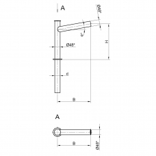 Кронштейн К20-0,2-0,2-1-1