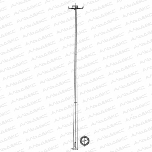 BM-40-C2/20-II высокомачтовая опора
