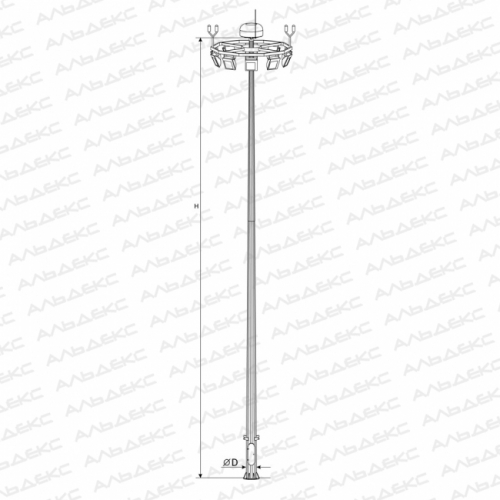 ПМО-30 высокомачтовая опора