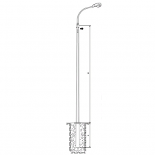 Опора МКС-11Ф-0,7